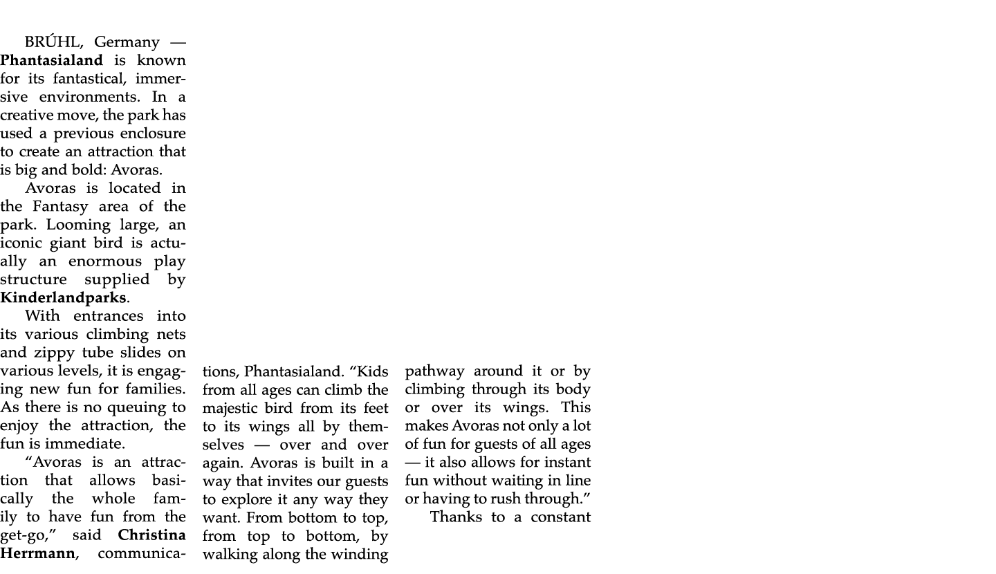 BR HL, Germany — Phantasialand is known for its fantastical, immersive environments. In a creative move, the park has...