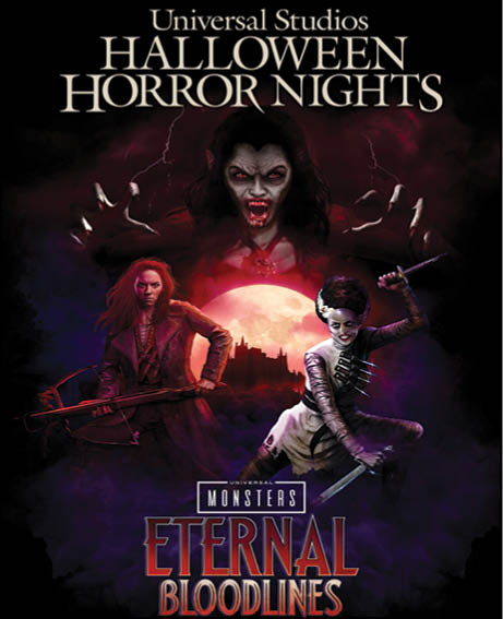 All-Female Classic Universal Monsters – The Bride of Frankenstein, Dracula’s Daughter, She-Wolf of London and Anck-Su-Namun – Headline All-Original Halloween Horror Nights Haunted House, “Universal Monsters: Eternal Bloodlines,” at Universal Studios Hollywood and Universal Orlando Resort 