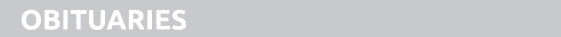  OBITUARIES